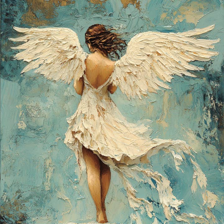 Angel DIY Art Print or Rice Paper for wholesale by Bodhi Leaf Market