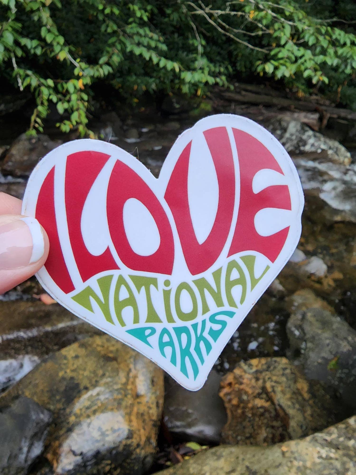 National Parks and Beyond - Wholesale Sticker - Heartfelt Love for National Parks Sticker2