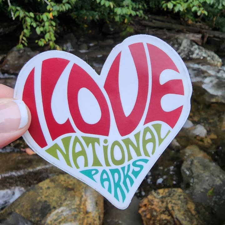 National Parks and Beyond - Wholesale Sticker - Heartfelt Love for National Parks Sticker2