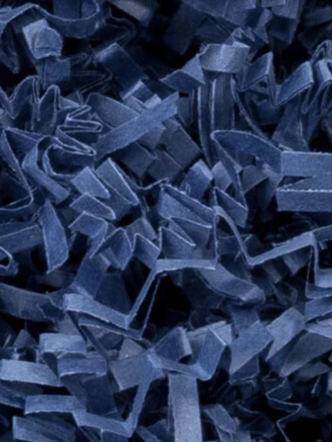 Marinblått krusigt pappersstrimlor för wholesale av Just Jubilant LLC