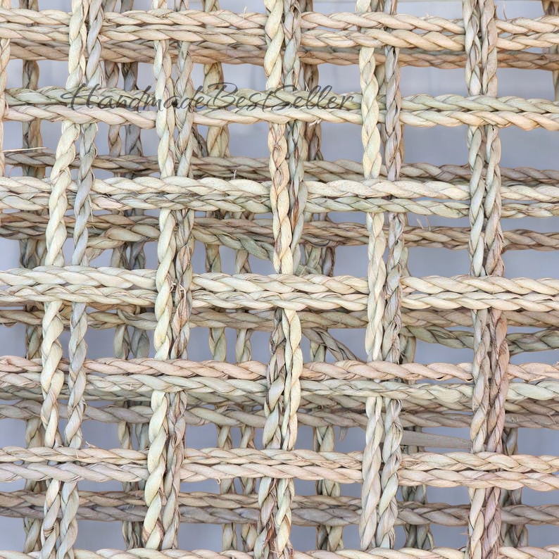 HandmadeBestSeller - Vente Bancs - Banc marocain avec corde feuille de palmier4