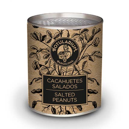 Botularium arachidi salate (confezione da 10 lattine mini) per la vendita all'ingrosso da parte di Botularium SLU