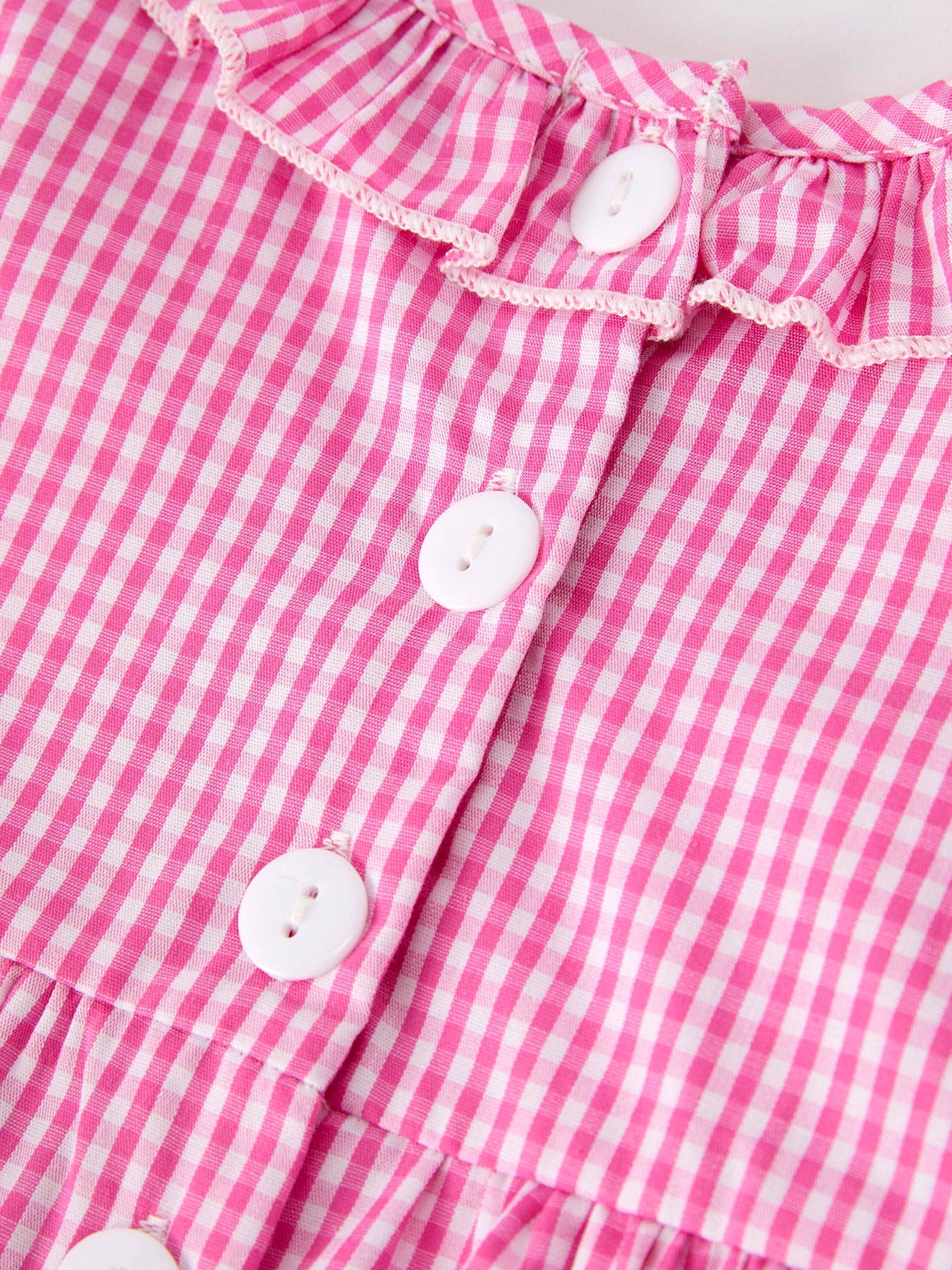 Rylee Faith Designs - Wholesale Bodysuit (Non-Footed) - Baby - Bow Embroidered Plaid Baby Girl Romper4