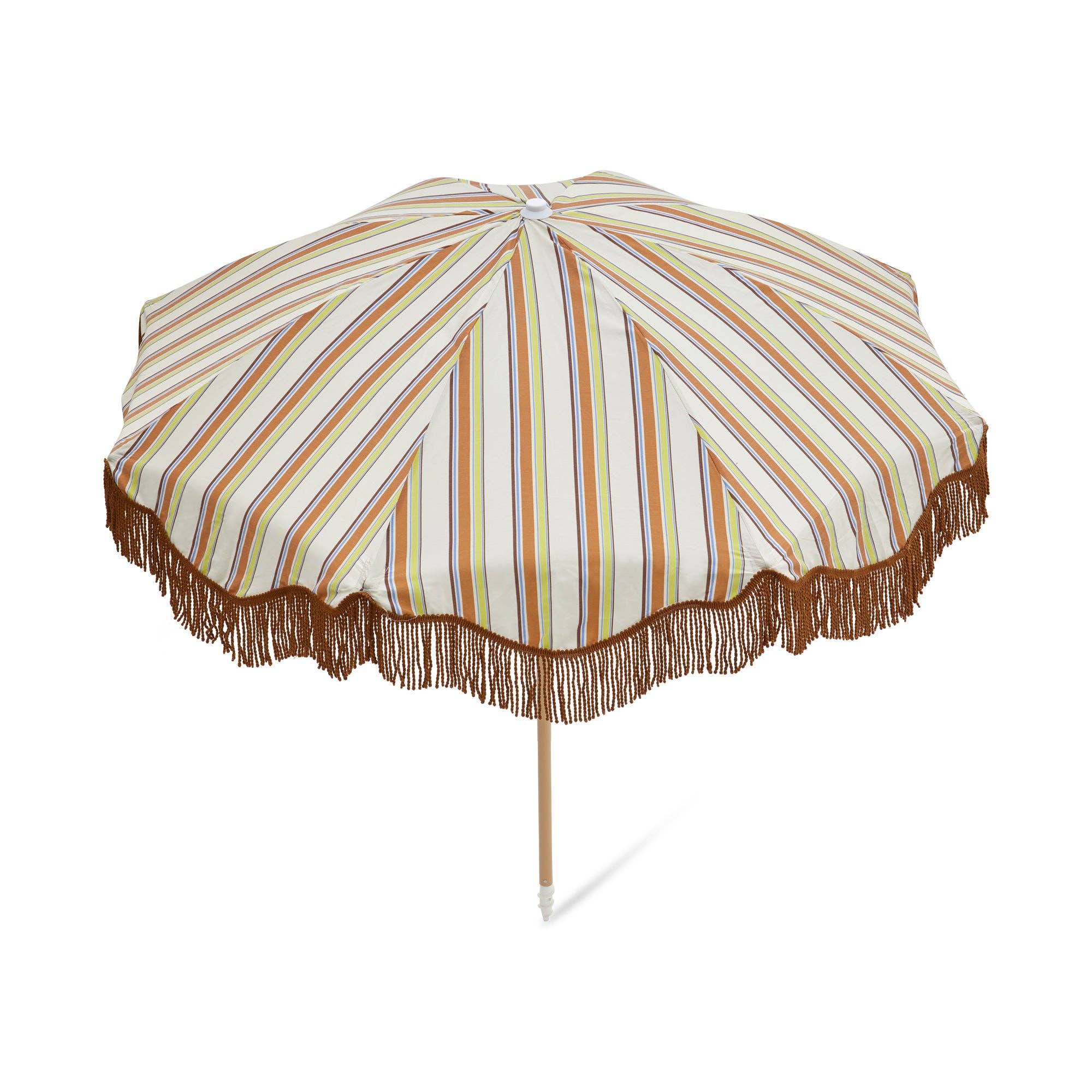 Salty Shadows - Vente Parasol de plage - Parasol de plage vintage à rayures1