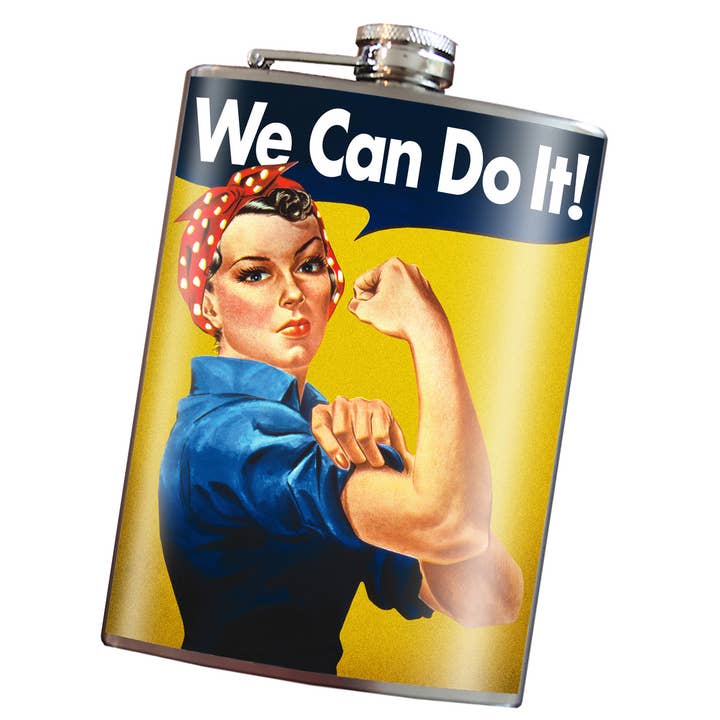 Lucky Jack - Wholesale Flask - Flask - We Can Do It! Rosie the Riveter