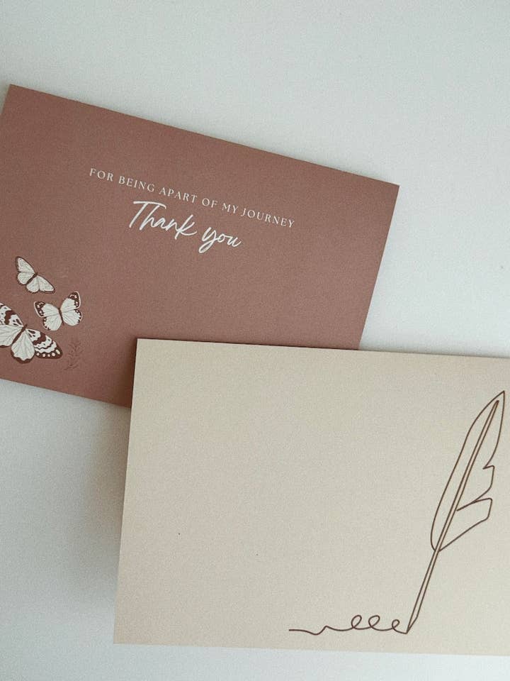 Signature Greeting Card for wholesale by Brownwrittenwords