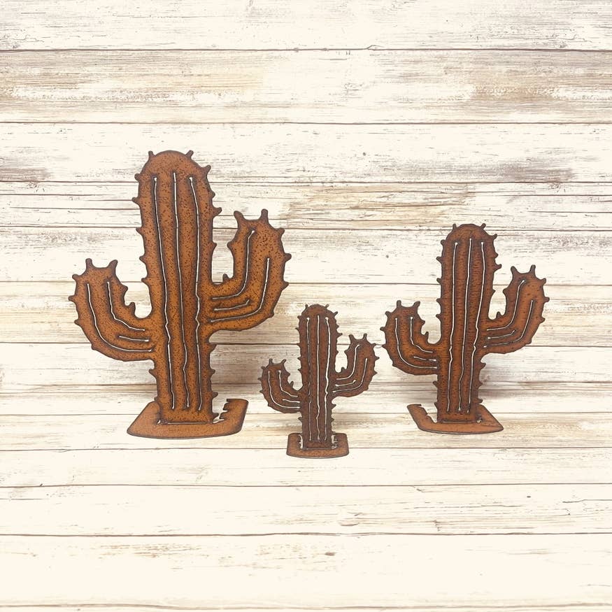 Cactus Scene w/ Coyote - Arizona Gifts