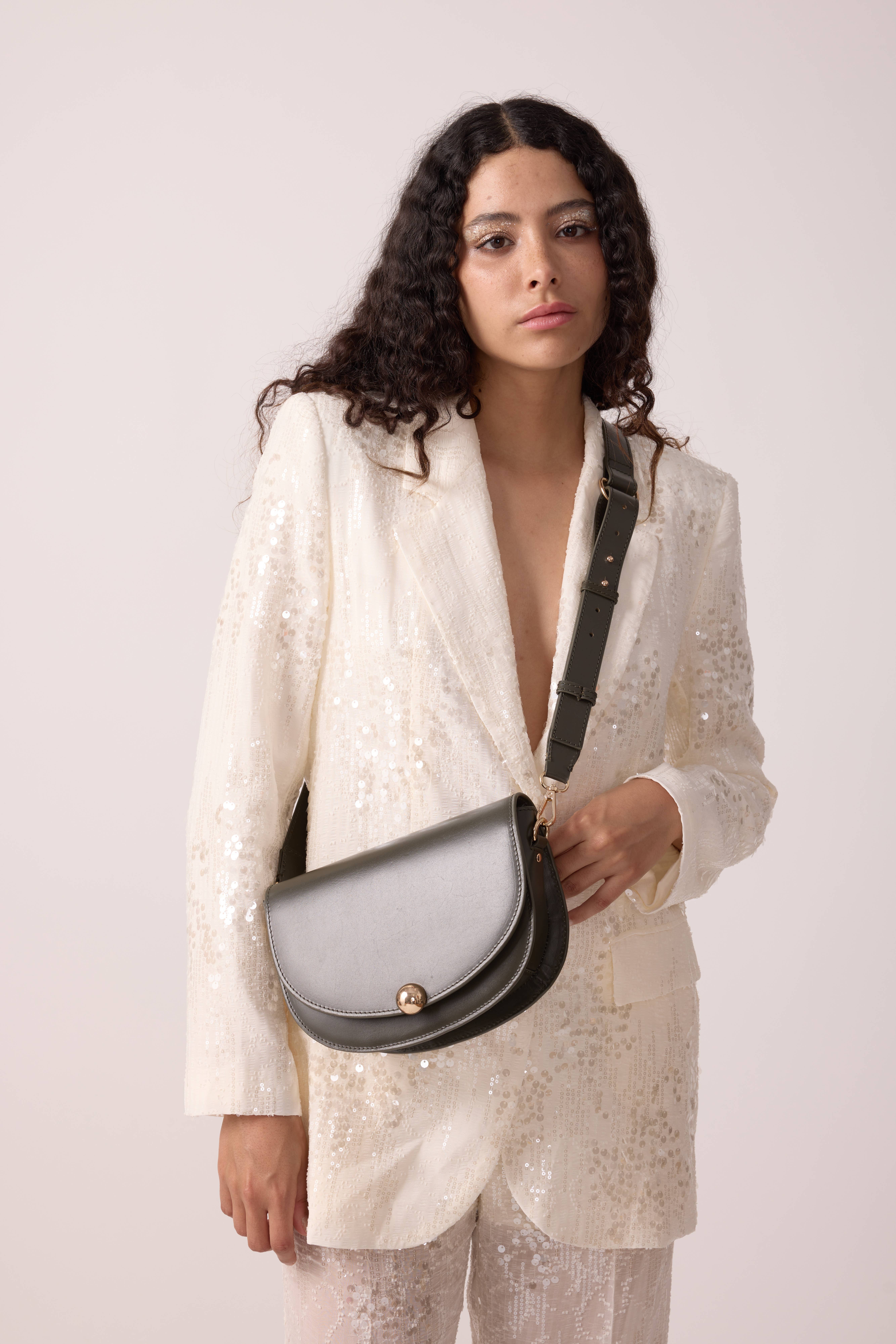 Maradji - Wholesale Shoulder Bag - Women's - SAC CUIR KAKI NOA7