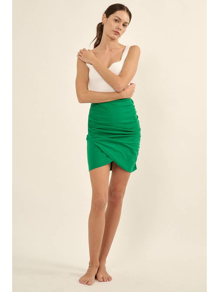 Promesa USA - Wholesale Skirt - Women's - Lifted Fit High Waist Tulip Hem Mini Skirt8