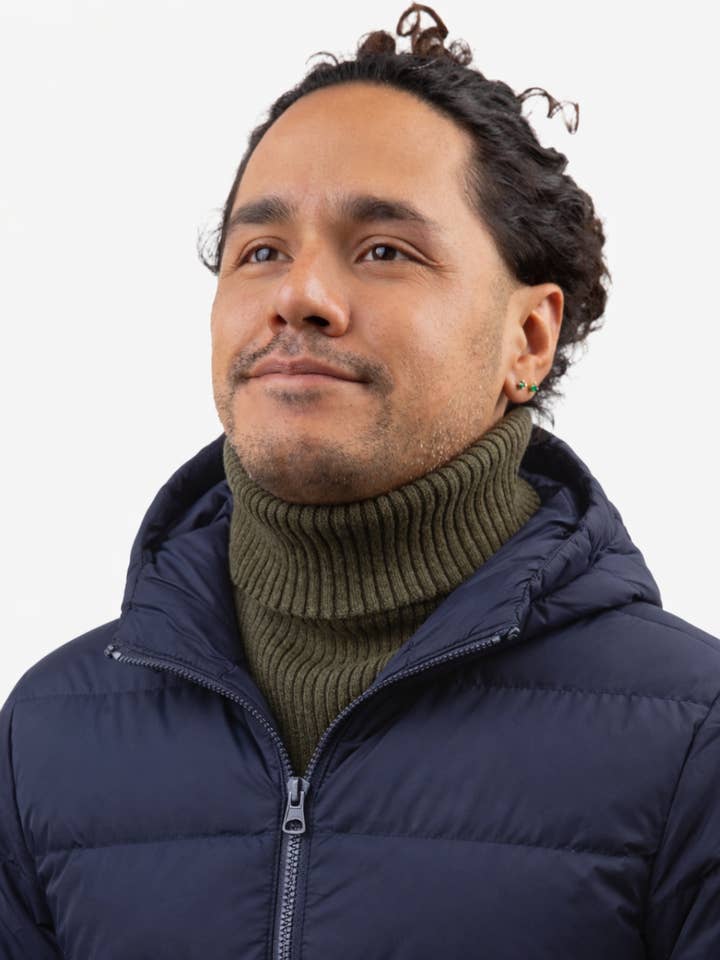 Freddie Merino Cashmere Neck Warmer in Estate for wholesale by Chicky Dickies