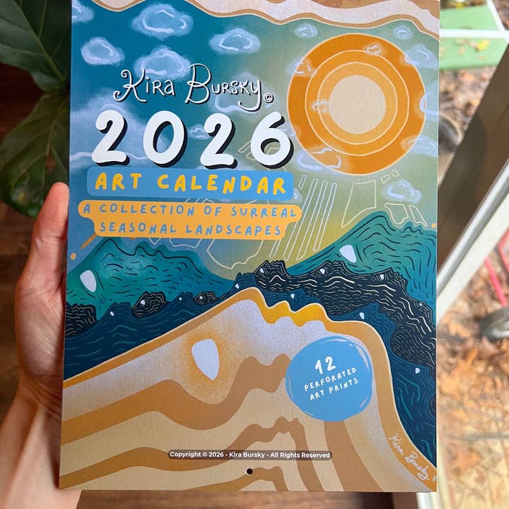 2026 Geperforeerde Kunstkalender voor wholesale door All Around Artsy