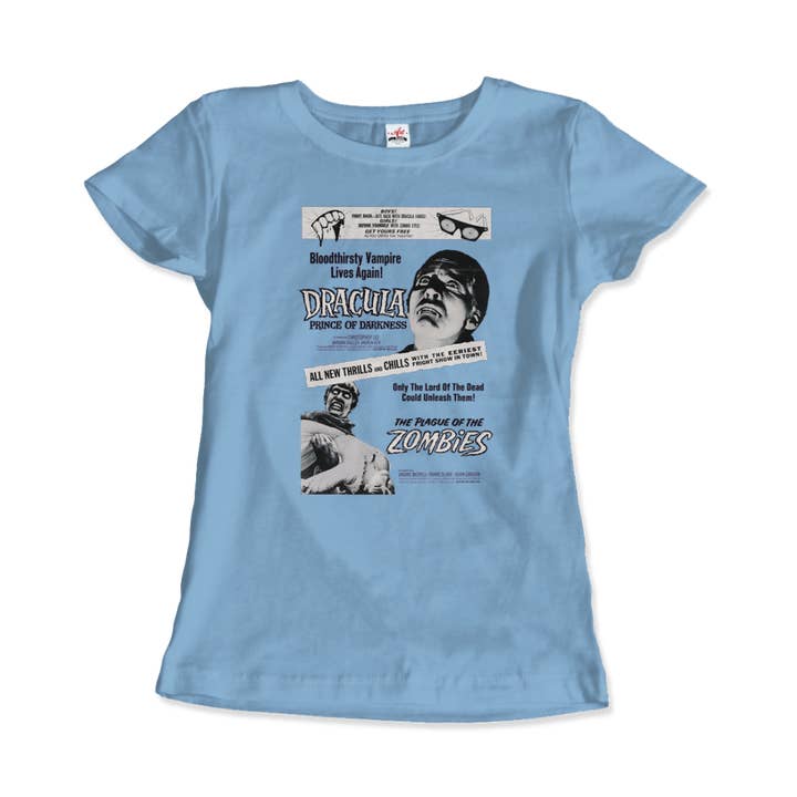 Art-O-Rama Shop - Wholesale Screen Printed T-Shirt - Unisex - Dracula: Prince or Darkness - 60s Horror Movie T-Shirt12