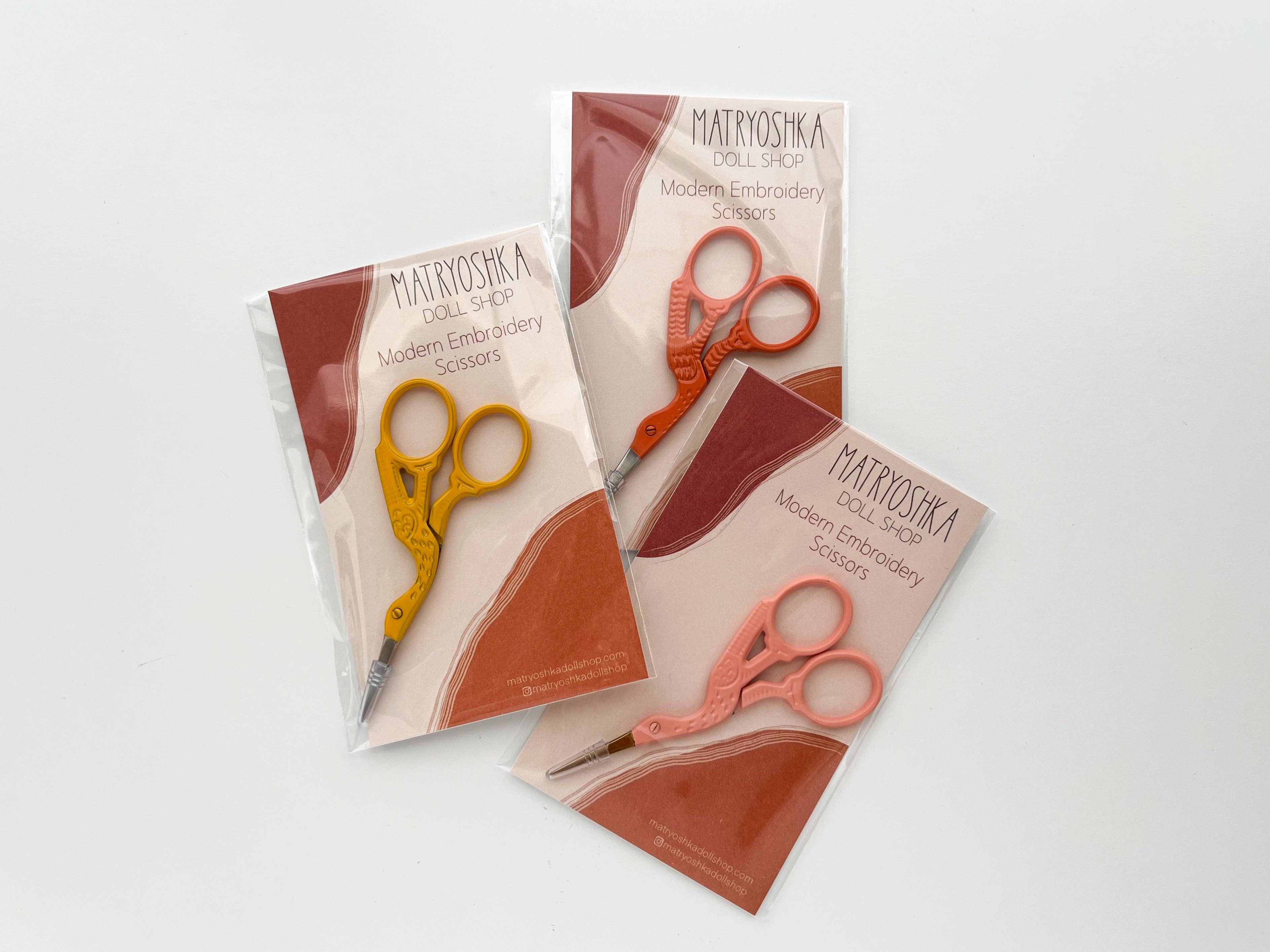 Matryoshka Doll Shop - Wholesale Scissors - Bird scissors, small sewing scissors, stork scissors10