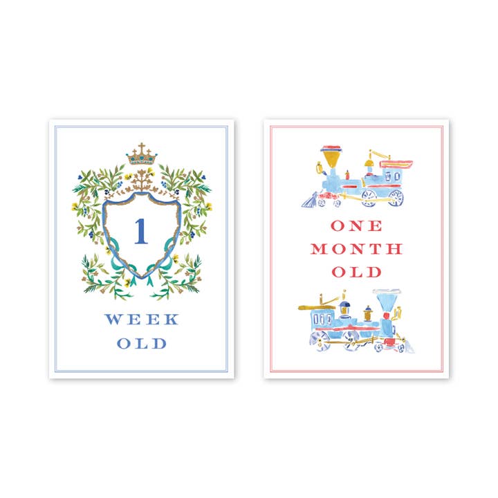 Dogwood Hill - Wholesale Baby card - Joys of Boys Milestone Cards1