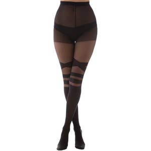 Threads  TFM Sheer Fly Tights (Black)