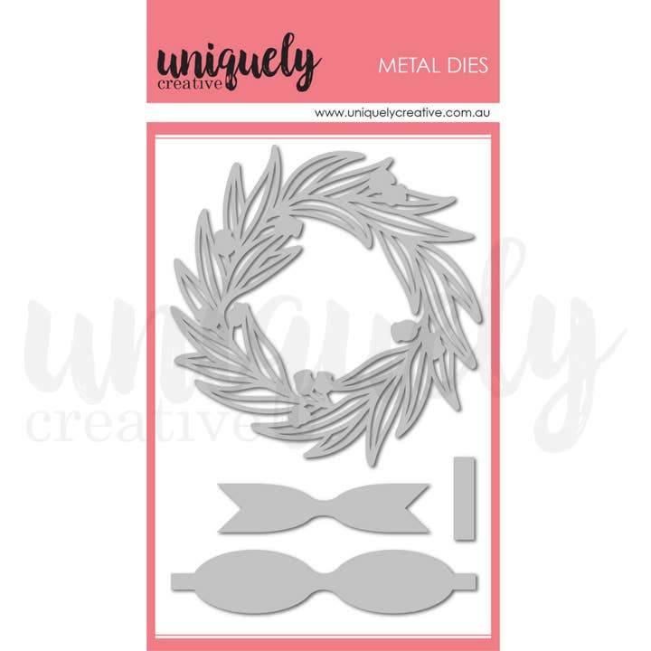 Uniquely Creative - Wholesale Craft supplies - Eucalyptus Wreath Die