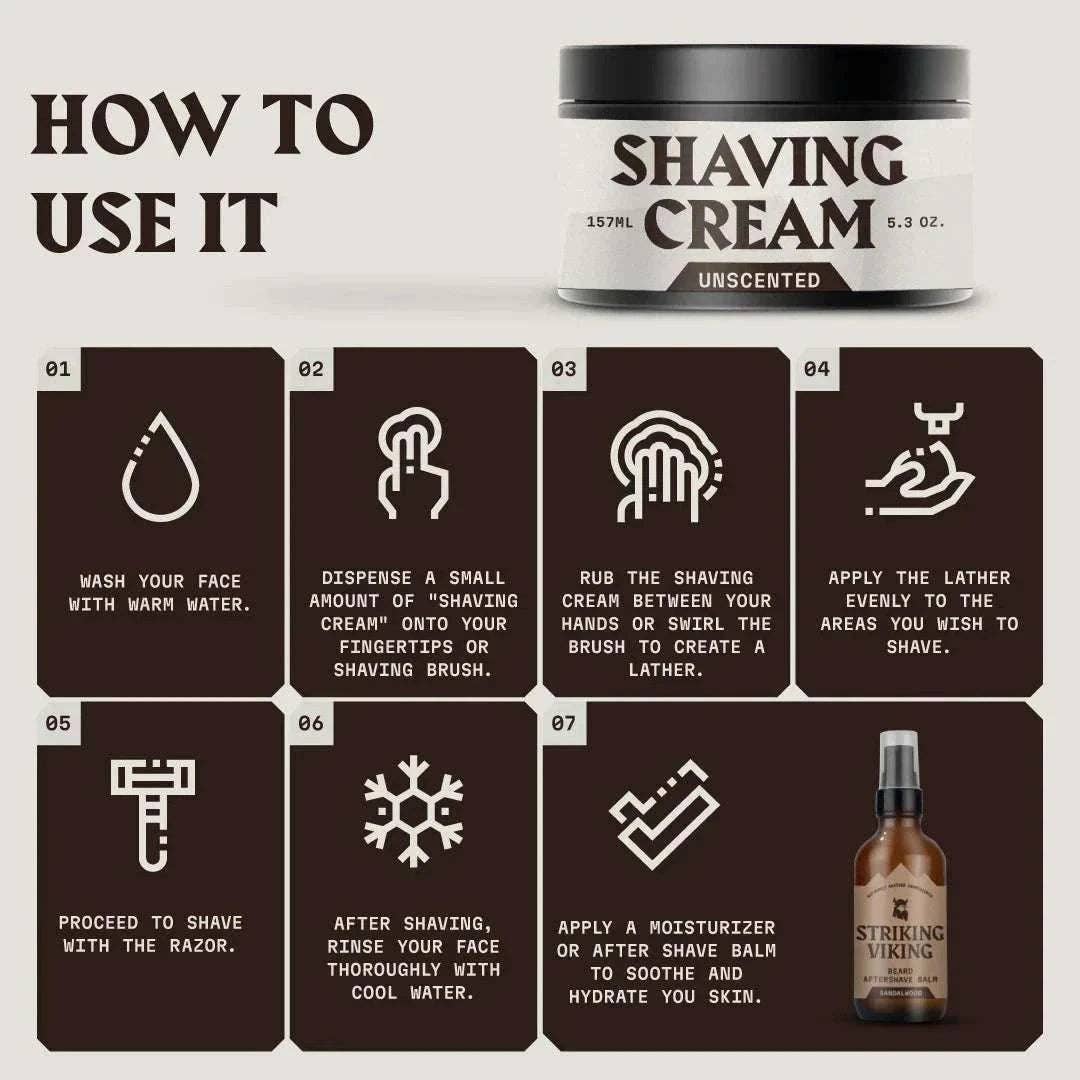 Striking Viking - Wholesale Shaving Cream - Men's - Shaving Cream for Men - Unscented3