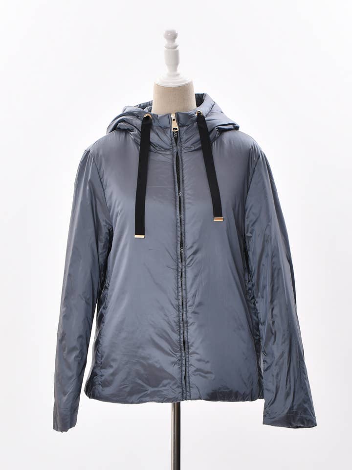 Hooded Puffer Jacket for wholesale by Victoria Moda