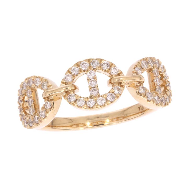 RFF19507. 14K Massivt Guld Diamantring för wholesale av Tresor Jewelry Inc.