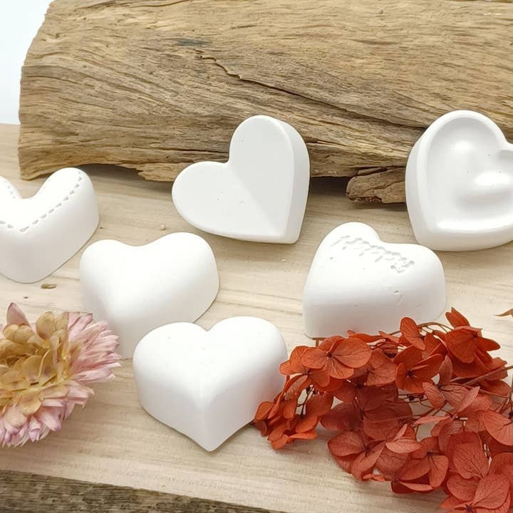 perleperle - Wholesale Candle Holder - Raysin casting molds, heart, hearts1