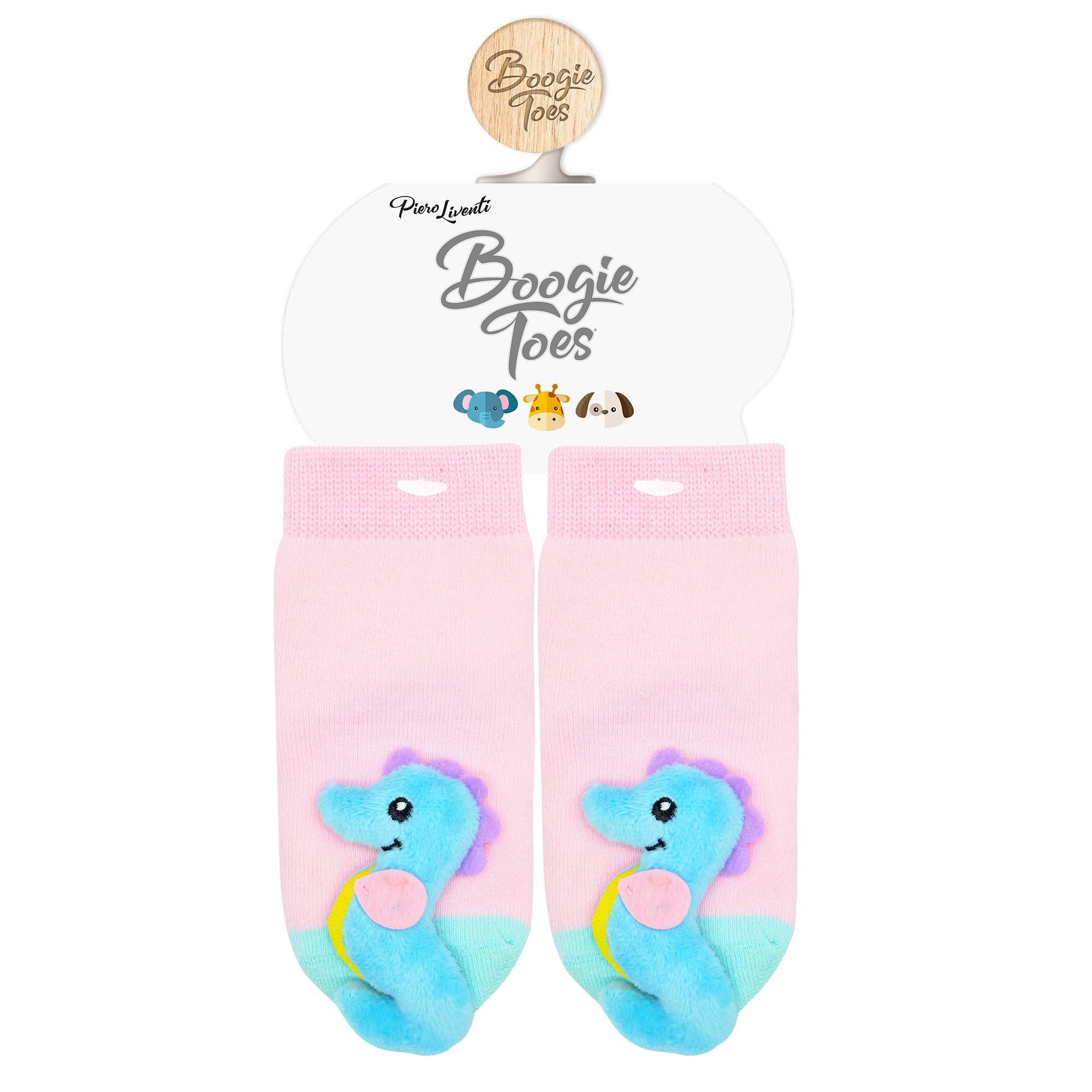 Boogie Toes – wholesale Socks – baby – Seahorse Boogie Toes Rattle Socks2