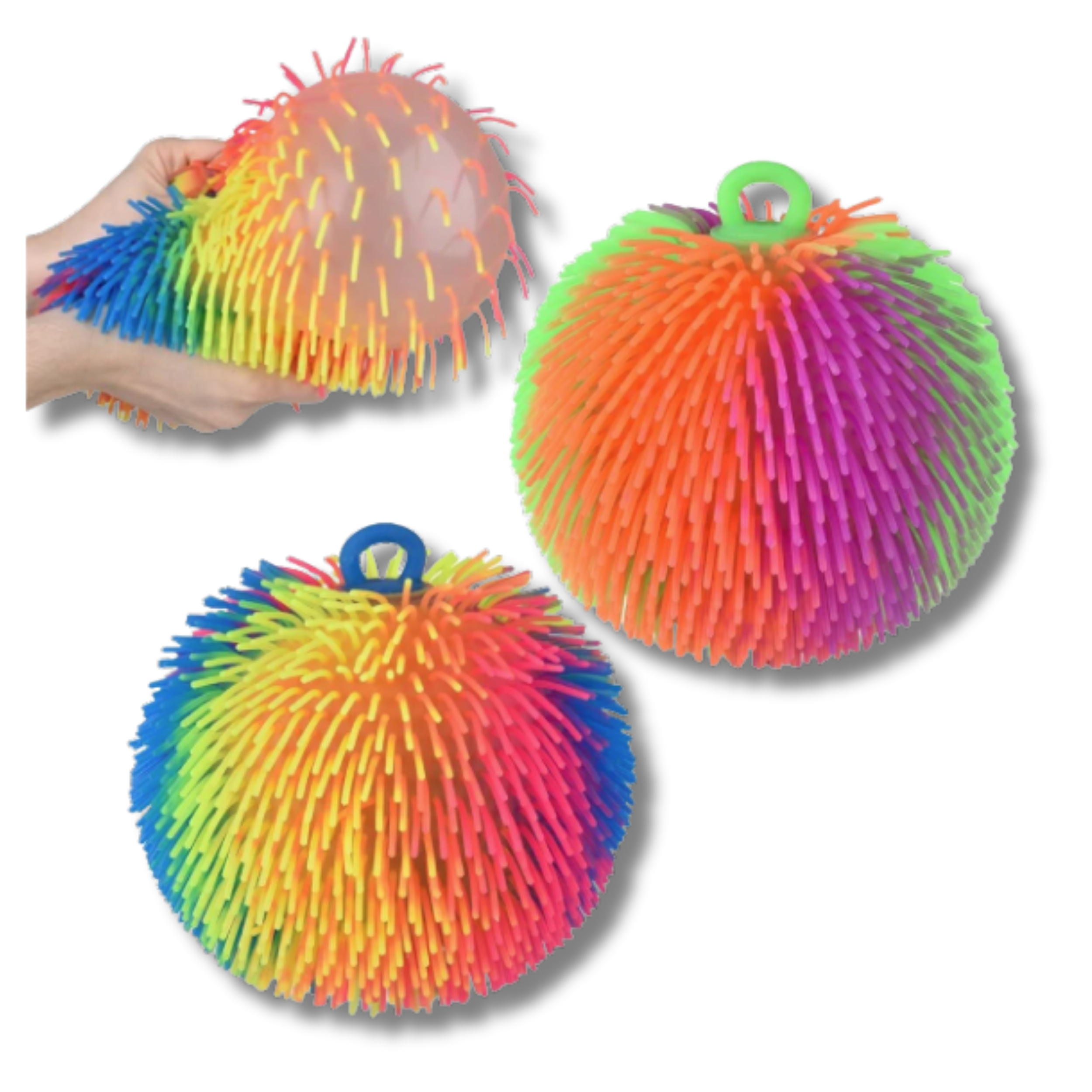 Pagdee Kids Juniors - Vente Fidget/jouet anti-stress – enfant - Jouet pour enfants : Balle anti-stress arc-en-ciel gonflable décorative pour les fêtes0