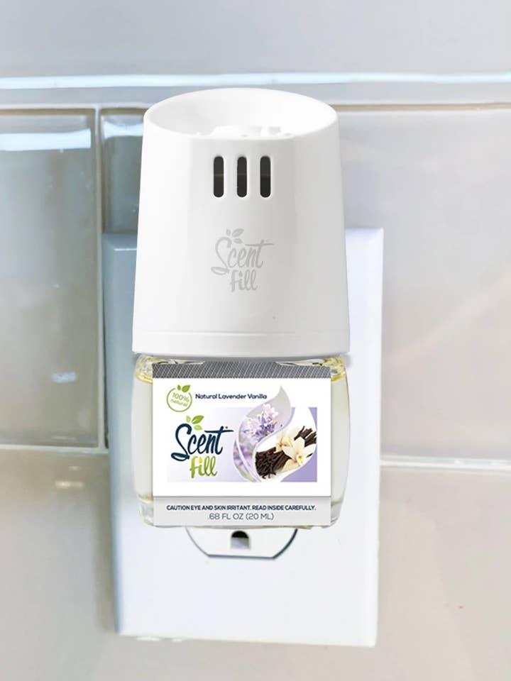 100% Natural Lavender Vanilla Plug in Scented Oil Refill for wholesale by Scent Fill