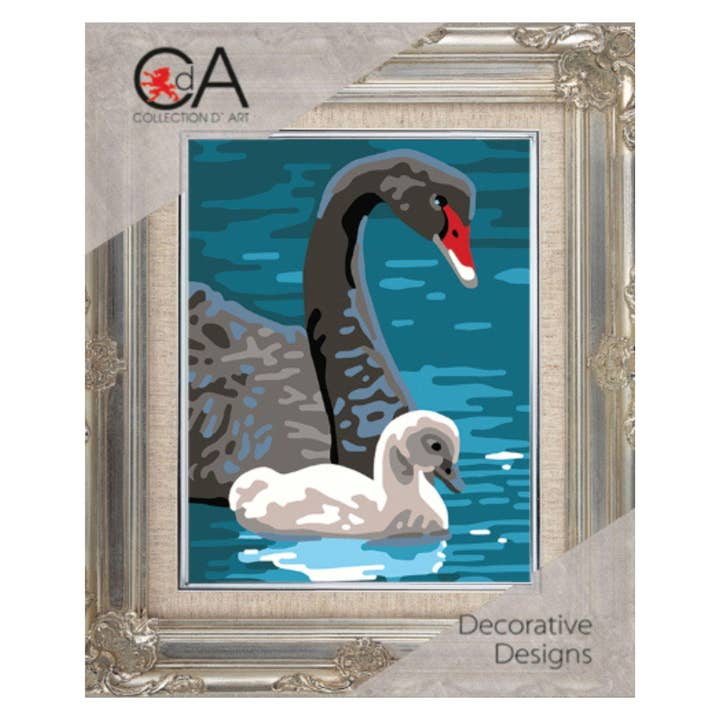 Tapestry Printed Kit Needlepoint Swans 3343K for wholesale by RTO&Collection D'Art (RTO Baltic OU)