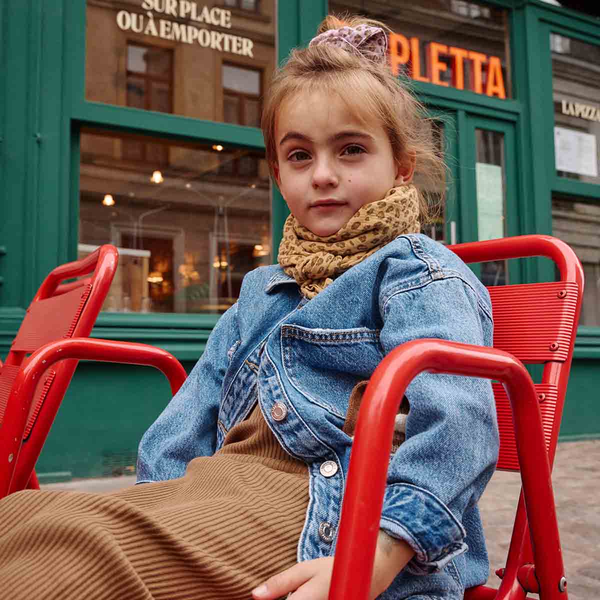 Rose in April - Wholesale Scrunchie - Kids - SCRUNCHIE MINI LEOPARD LILAC1