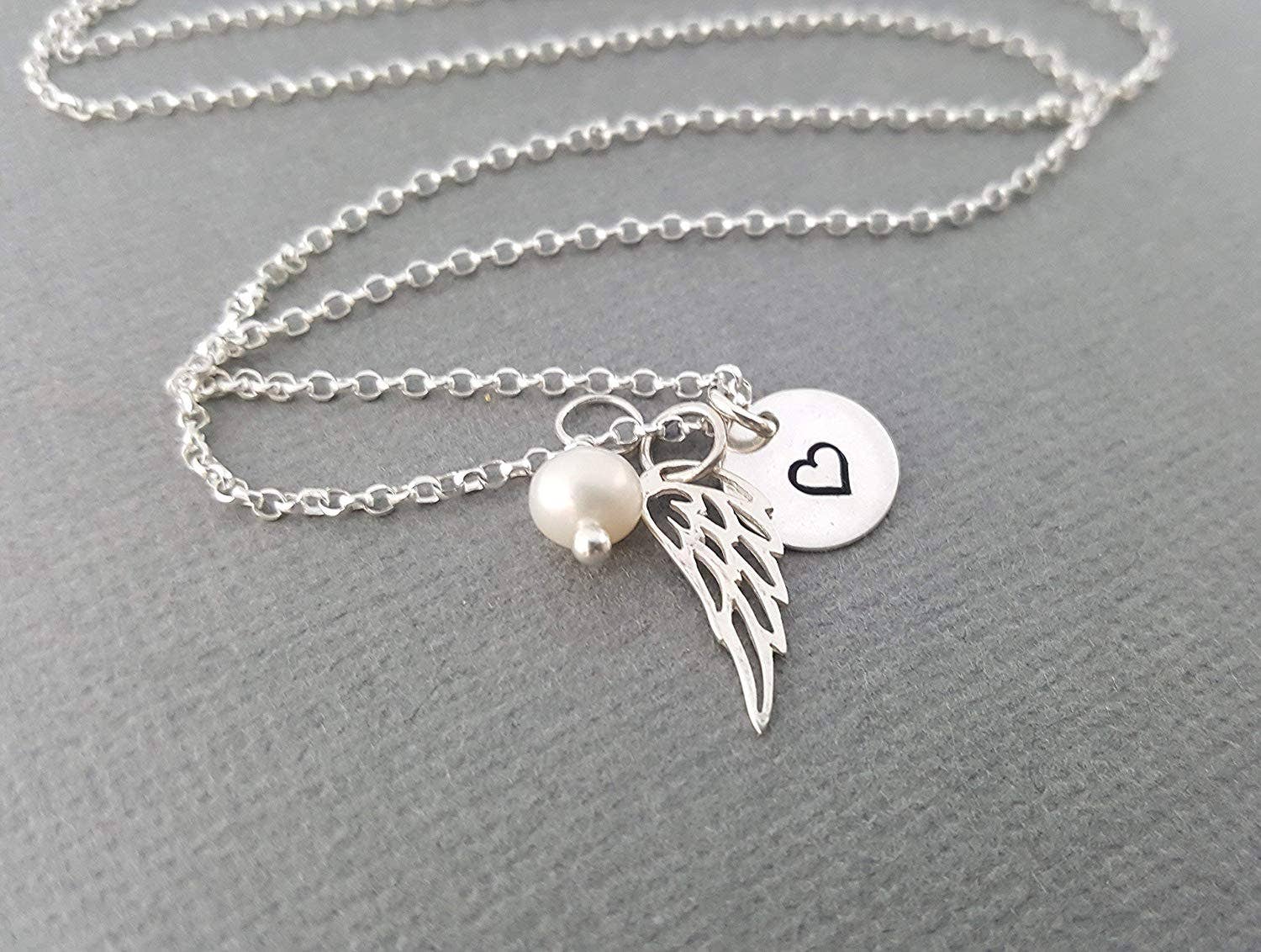 CY Design Studio - Wholesale Pendant/Charm Necklace - Angel Wing Sterling Silver Necklace2