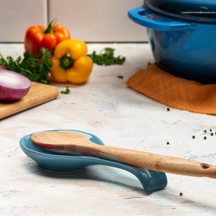 Kook - Wholesale Spoon Rest - Kook Ceramic Spoon Rests, Set of 21