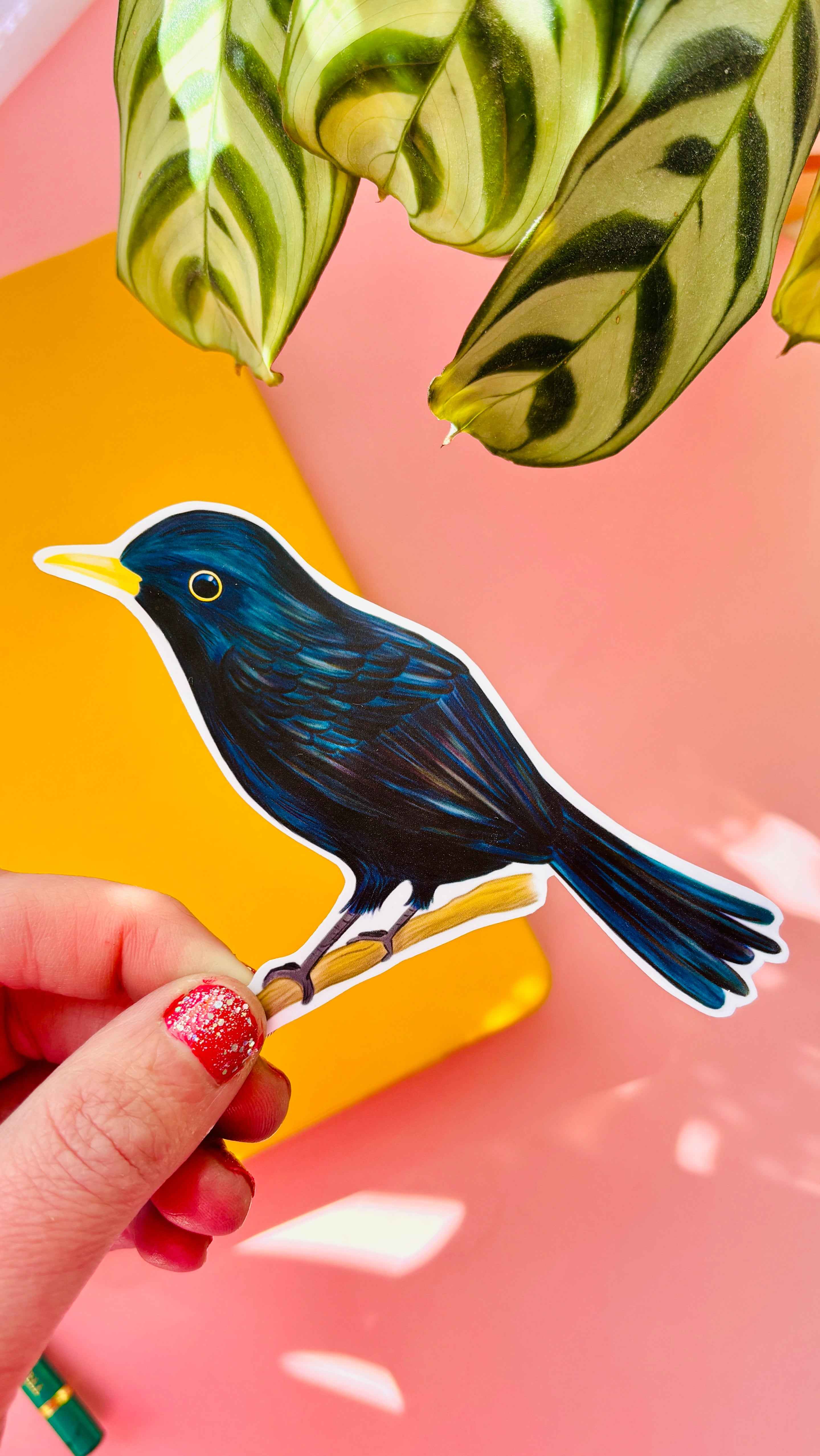 Pixiecraft - Wholesale Sticker - Garden Birds 10cm Vinyl Stickers: Nature Inspired Waterproof Decals4