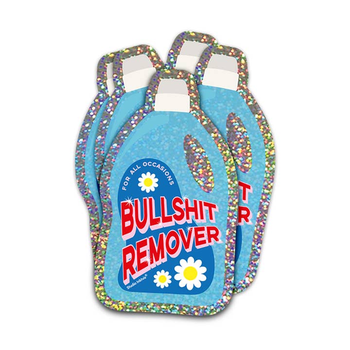 Glitter sticker Bullshit remover detergent for wholesale by Studio Inktvis