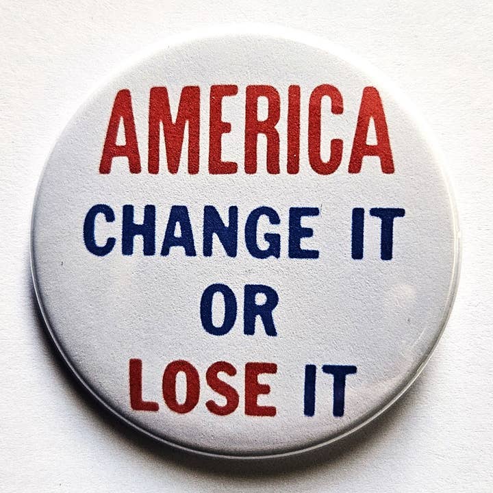 Flip The Record - Wholesale Lapel Pin/Button - Vintage Political Buttons Magnets & Bottle Openers. set 175