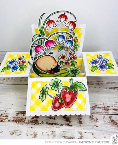 Impronte D'Autore - Wholesale Rubber/Decorative Stamp - Ladybug transparent polymer stamps2