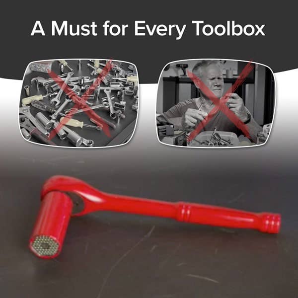 BulbHead - Wholesale Handy Tool - RedDog Socket w/ Drill Adapter | Fits Most Nuts & Bolts6