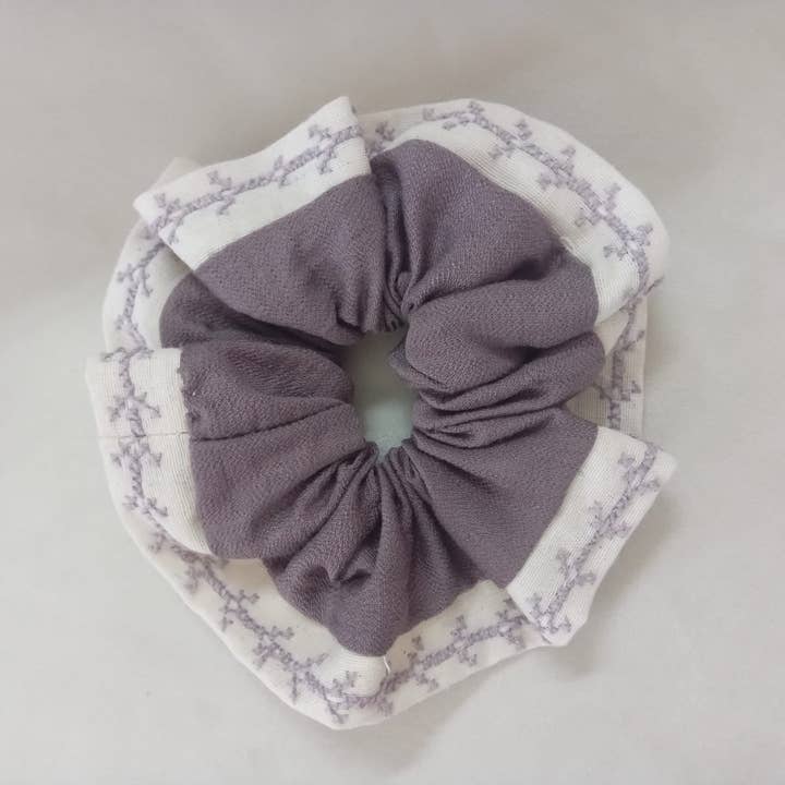 Amira Scrunchie - Purple for wholesale by Darzah