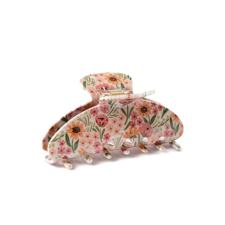 Sunny Poppies Claw Clip for wholesale by Elyse Breanne Design