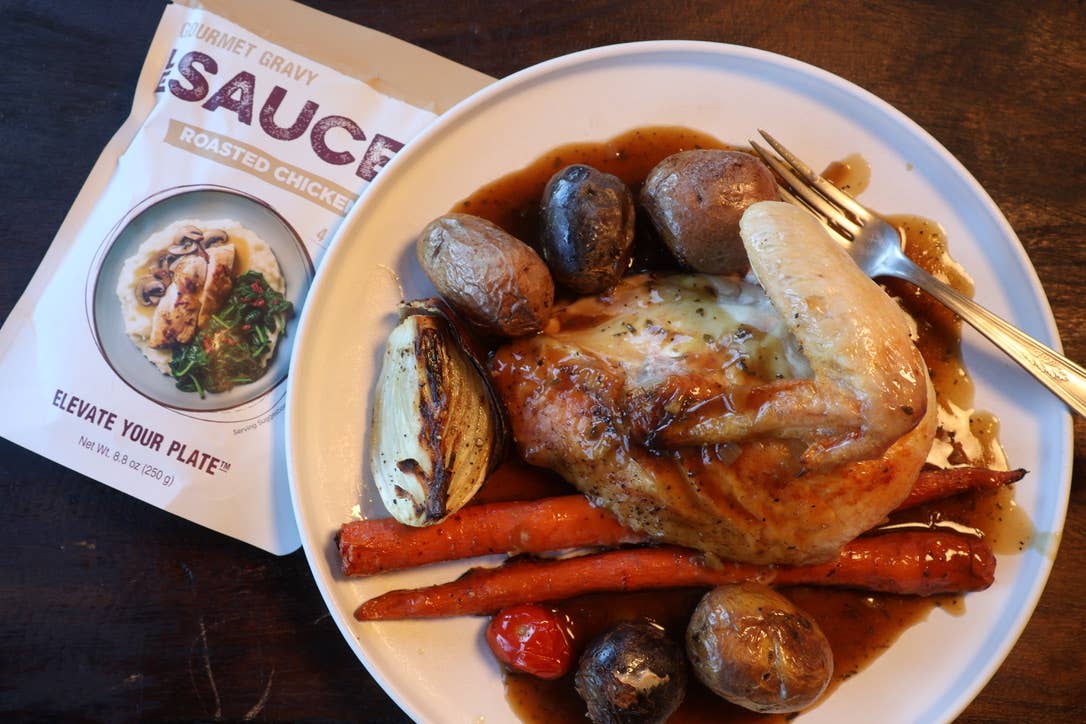 Le Sauce & Co. - Wholesale Sauce - Le Sauce & Co. 4 Serving Roasted Chicken Gourmet Gravy3