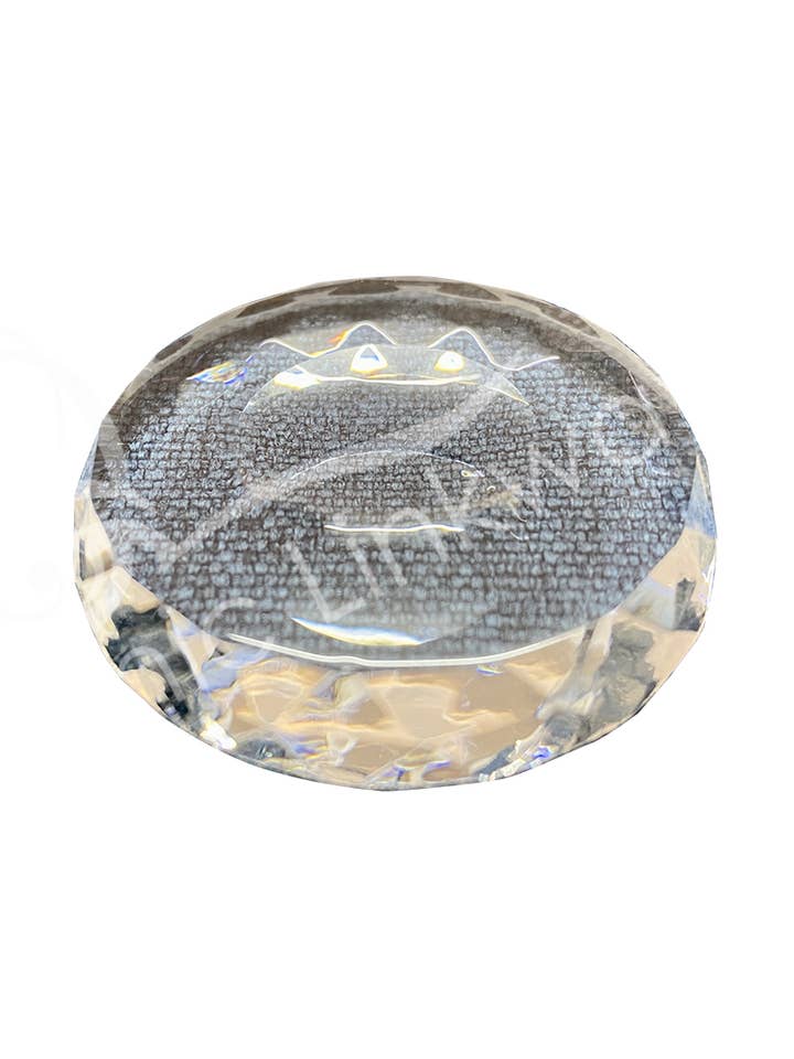 SOPORTE - VIDRIO TRANSPARENTE FACETADO DE 1.5 PULGADAS para venta al por mayor de Oceanic Linkways Inc