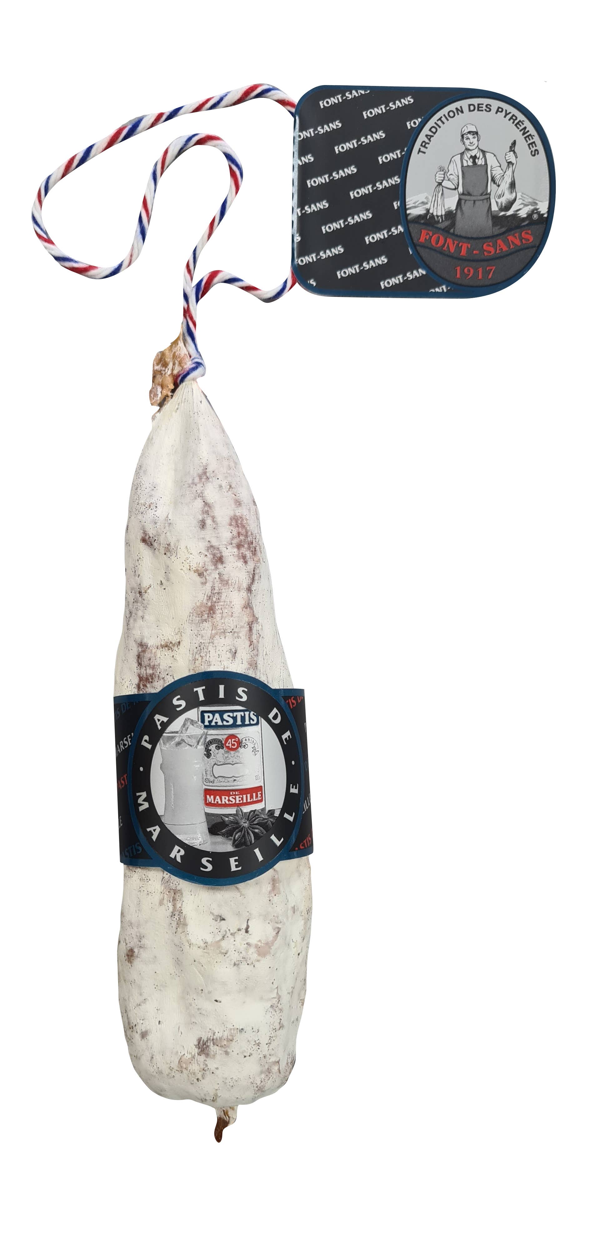 LuxFood-Shop – wholesale Salami – Gourmetbondkorv med Pastis de Marseille - Font-Sans0