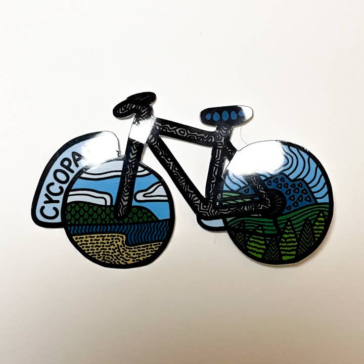 Cycopath vinylsticker voor wholesale door Evergreen Adventures