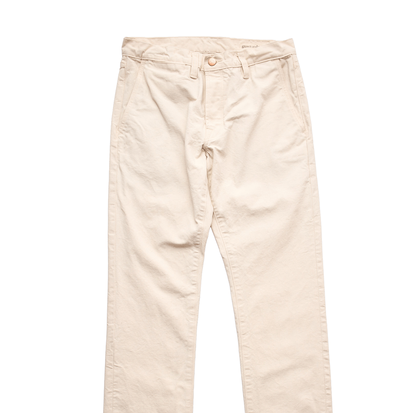Grown and Sewn - Wholesale Pants - Men's - Foundation Mid Weight Canvas Pant - Natural2