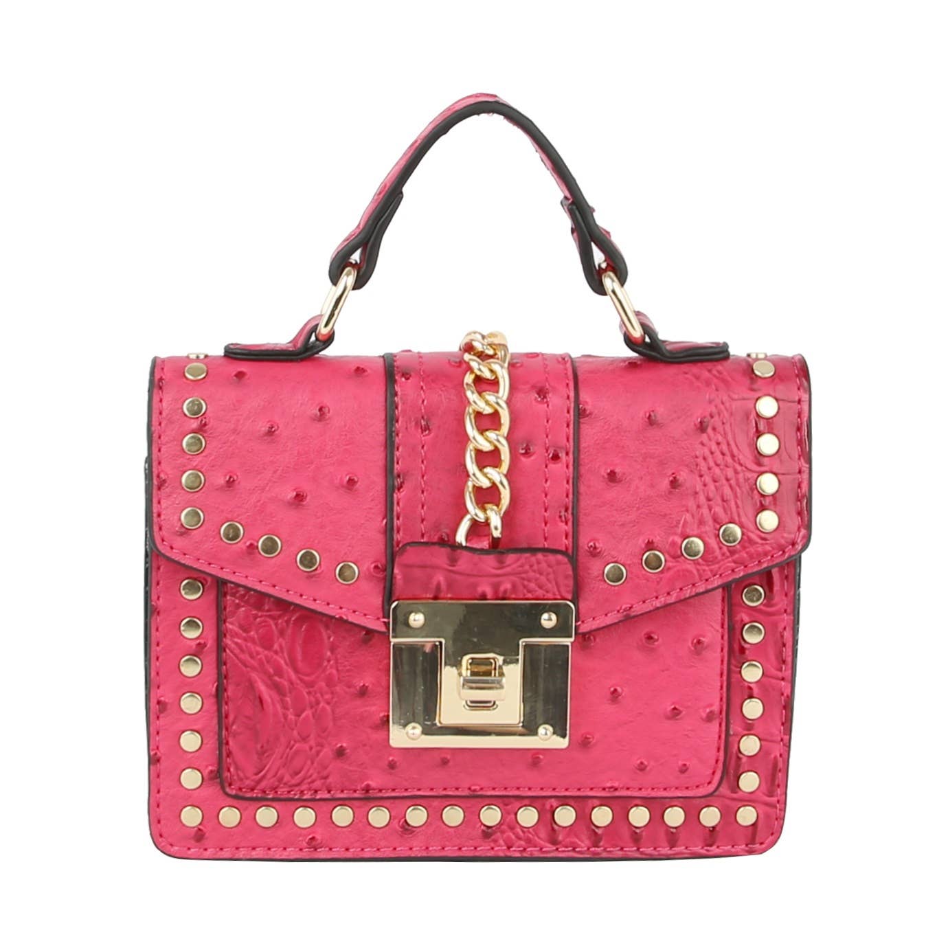 Handbag Factory Corp - Wholesale Crossbody Bag - Women's - FASHION RETRO OSTRITCH CROSSBODY BAG2