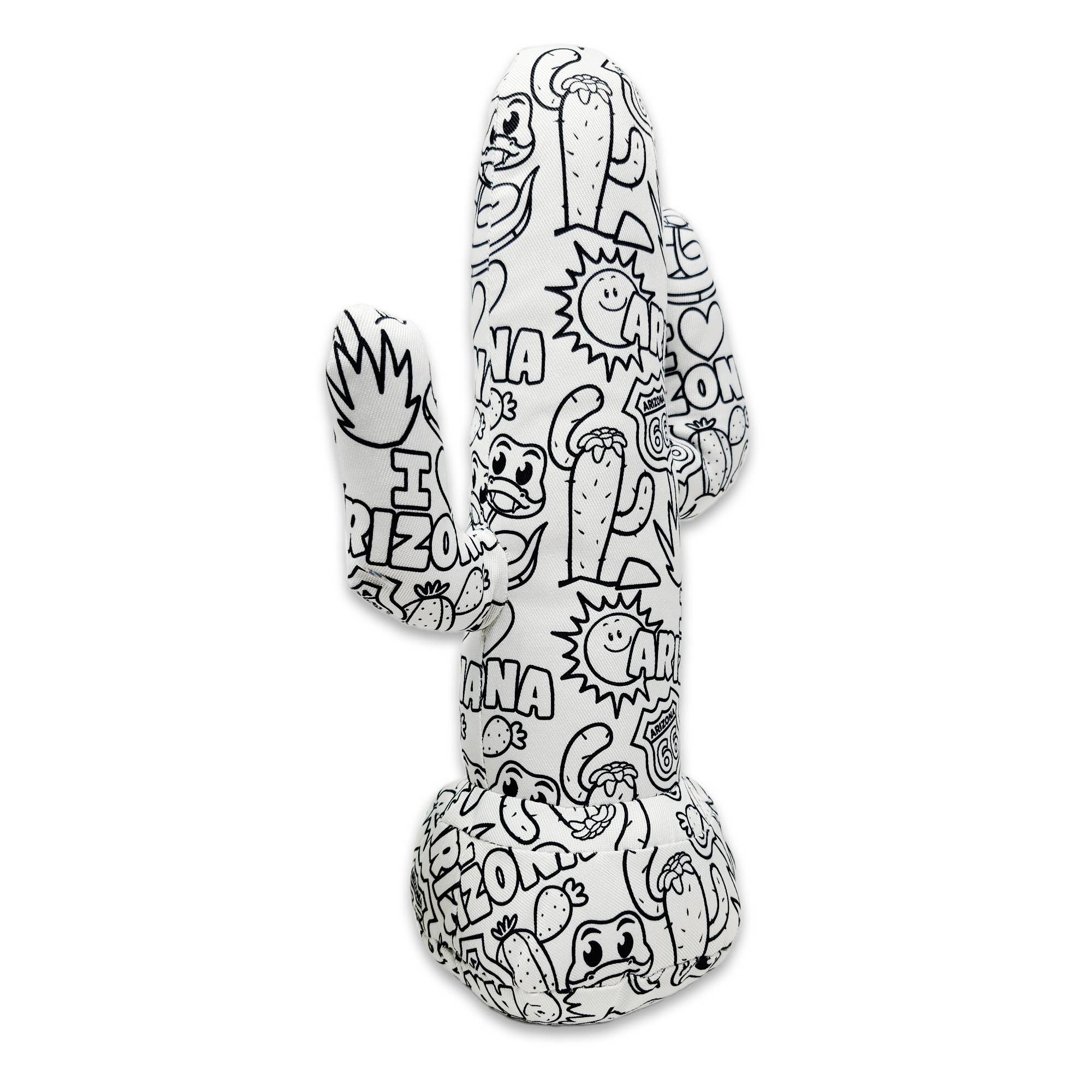 Plushology® by RGU - Wholesale Stuffed/Plush Toy - Kids & Baby - 9.5" Arizona Color Me Plush™ Saguaro1
