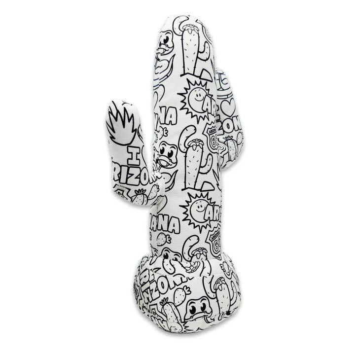 Plushology® by RGU - Wholesale Stuffed/Plush Toy - Kids & Baby - 9.5" Arizona Color Me Plush™ Saguaro1