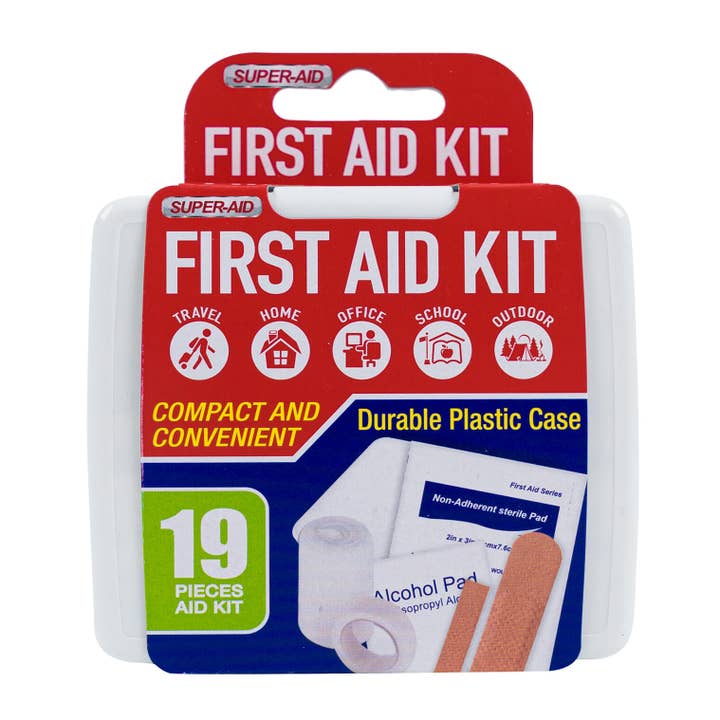 Super-Aid First Aid Kit – 19-Piece Set for wholesale by AJ TOYS & GAMES