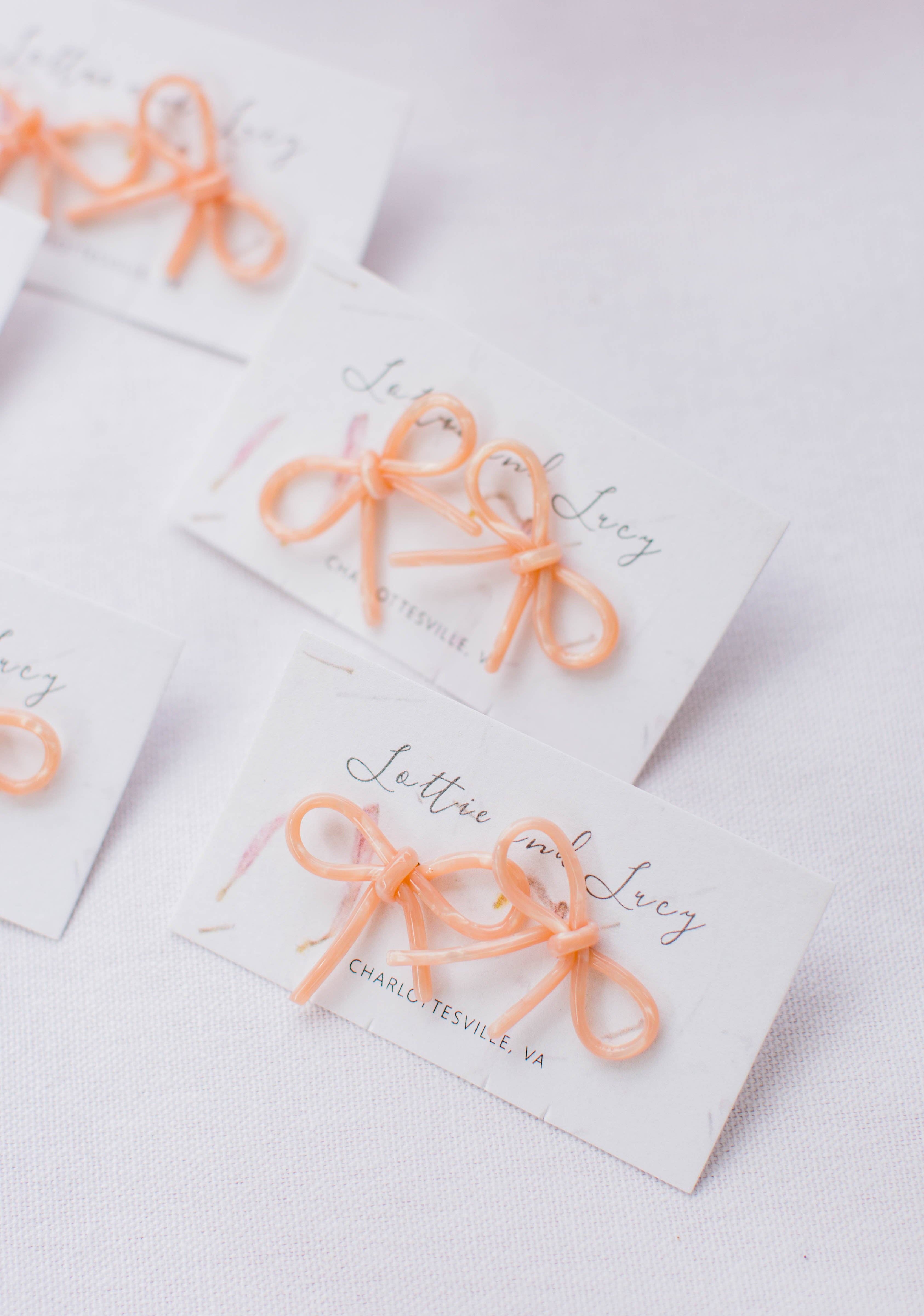 Lottie and Lucy - Wholesale Stud/Post Earrings - Tiny bow earrings2