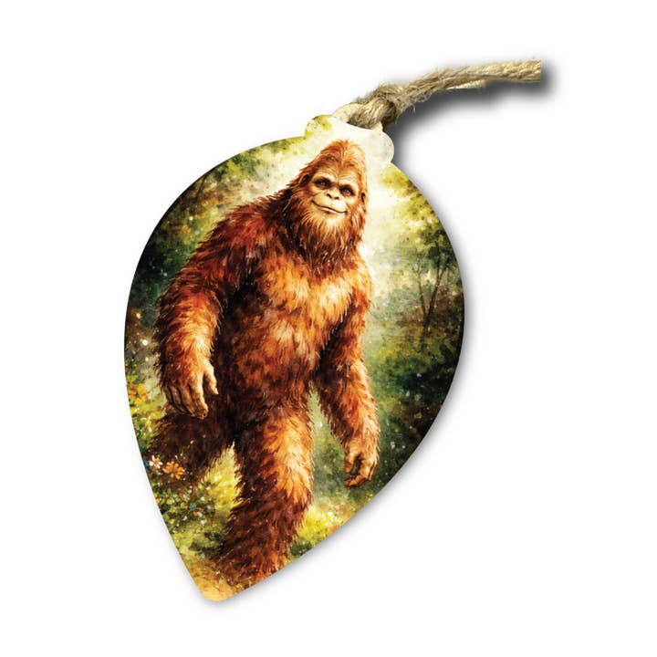 Wooden Bigfoot Puzzle Ornament – Rustic Gift for wholesale by The Product Barn