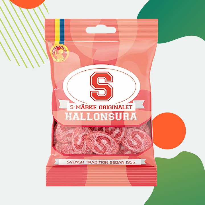 S-Brands Sour Raspberry 80g Swedish Candy for wholesale by Nordicbangers - Swedish Candy Supply